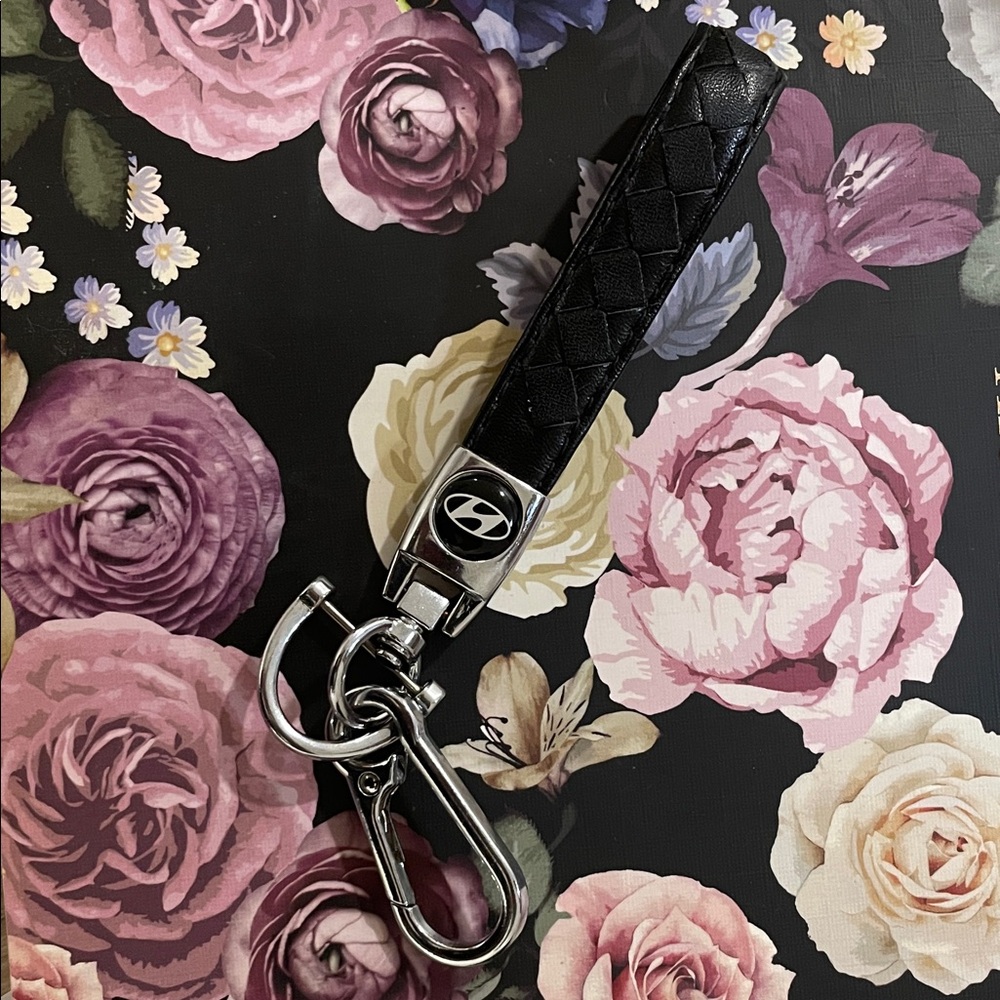 Black Braided Keychain